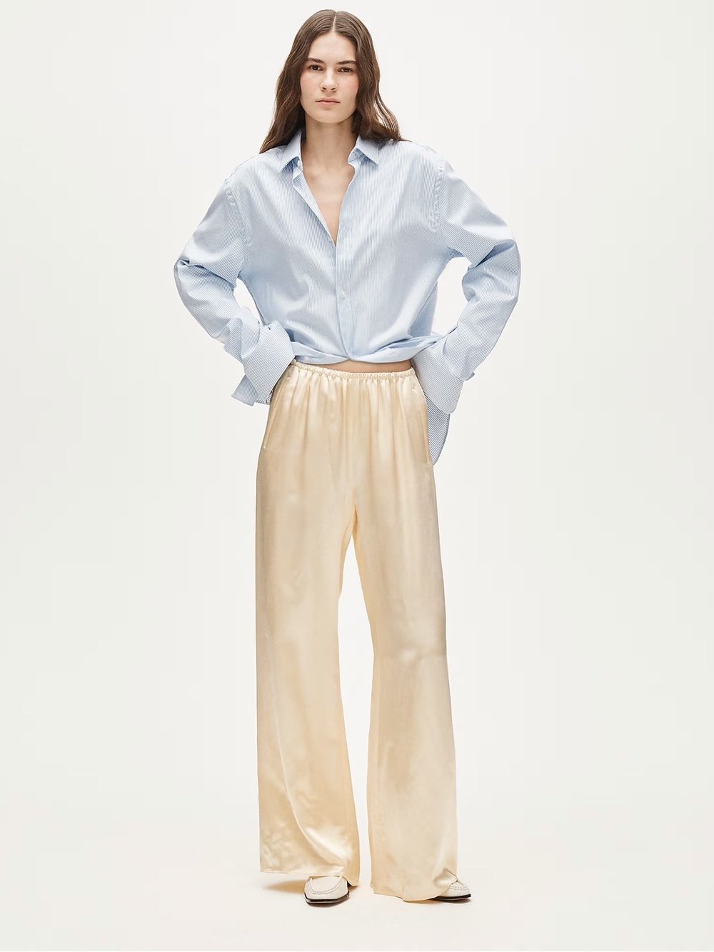J Crew Cosmo pant in luster charmeuse
